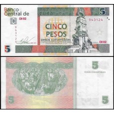 Cuba P-Fx48f Fe 5 Pesos Convertibles 2013 Cuba P-Fx48f Fe 5 Pesos Convertibles 2013