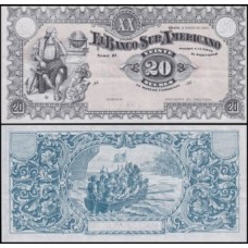 Ecuador Equador P-s253a Fe 20 Sucres 1920