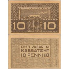 Estônia P-40b S/Fe 10 Penni ND (1919) Estônia P-40b S/Fe 10 Penni ND (1919)