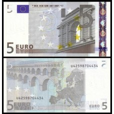 European Union P-8u Fe 5 Euros 2009 França 