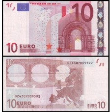 European Union P-9u Fe 10 Euros 2002 França 
