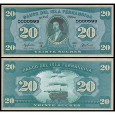 Fernandina Isla 20 Sucres 2016 Fe Fantasia