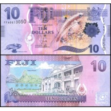 Fiji Ilhas Fiji P-116a Fe 10 Dollars 2012