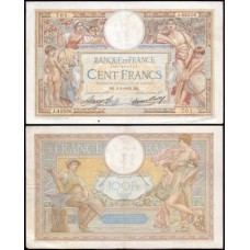 France França P-78c.8 Mbc 100 Francs 1934