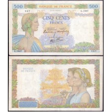 France França P-95a Mbc 500 Francs 1941