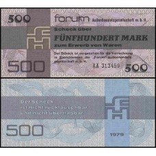 Germany Democratic Republic Alemanha Oriental P-Fx7 Fe 500 Mark 1979