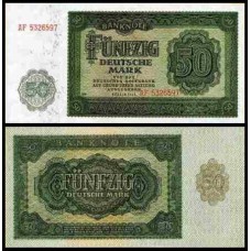 Germany Democratic Republic Alemanha Oriental P-14b Fe 50 Deutsche Mark 1948