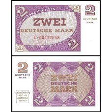 Germany Federal Republic Alemanha Ocidental P-29 Fe 2 Deutsche Mark 1967