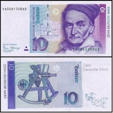 Germany Federal Republic Alemanha Ocidental P-38a Fe 10 Deutsche Mark 1989/1991