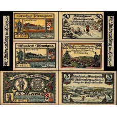 Germany Alemanha L-1134 Saint Andreasberg S/Fe 3 Notgelds 1921