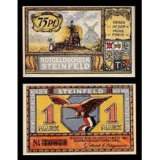 Germany Alemanha L-1231f Steinfeld S/Fe 2 Notgelds 1921