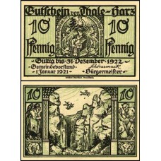 Germany Alemanha L-1288a Thale A. Harz S/Fe 1 Notgeld 1921