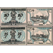 Germany Alemanha L-584b Herne S/Fe 2 Notgelds 1921