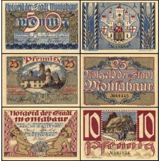 Germany Alemanha L-874 Montabaur S/Fe 3 Notgelds 1920