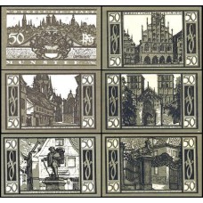 Germany Alemanha Münster L-891a S/Fe 5 Notgelds 1921