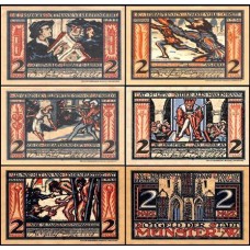 Germany Alemanha L-891b Münster S/Fe 5x2 Marks 1921