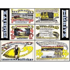Germany Alemanha Muritz L-895 S/Fe 3 Notgelds 1922