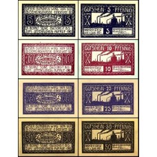 Germany Alemanha Nachterstedt L-897 S/Fe 4 Notgelds 1921