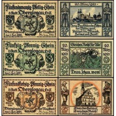 Germany Alemanha L-967 Oberglogau S/Fe 3 Notgelds 1922