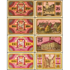 Germany Alemanha Oels L-980 S/Fe 4 Notgelds 1922