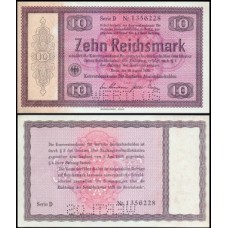 Germany Alemanha P-200s.2 Fe 10 Reichsmark 1933
