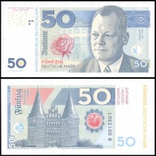 Germany Federal Republic Alemanha Ocidental 50 Deutsche Mark 2018 Willy Brandt - Fantasia 