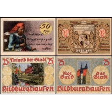 Germany Alemanha L-590 Hildburghausen Fe 4 Notgelds 1921