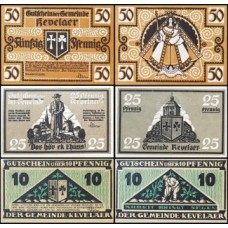 Germany Alemanha L-671 Kevelaer Fe 3 Notgelds 1921