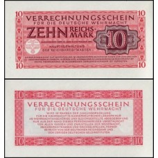 Germany Alemanha P-M40 Fe 10 Reichsmark 1944