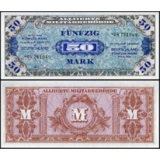 Germany Alemanha P-196d Fe 50 Mark 1944 Aliados 2 ª Guerra