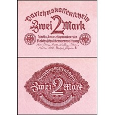Germany Alemanha P-62 Fe 2 Mark 1922
