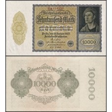Germany Alemanha P-72a.3 Fe 10.000 Mark 1922 
