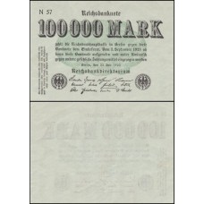 Germany Alemanha P-91a S/Fe 100.000 Mark 1923