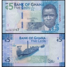 Ghana Gana P-44a Fe 5 Cedis 2017 Ghana Gana P-44a Fe 5 Cedis 2017