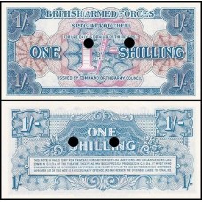 Great Britain Inglaterra P-M26b Fe 1 Shilling ND (1956) Uso Militar