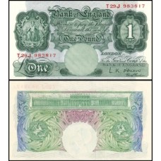 Great Britain Inglaterra P-369c Fe 1 Pound ND (1955)