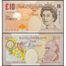 Great Britain Inglaterra P-389e Fe 10 Pounds 2015 Rainha ♛