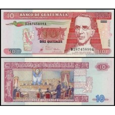 Guatemala P-101 Fe 10 Quetzales 1998