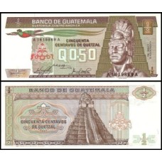 Guatemala P-65a.1 Fe 1/2 Quetzal 1983