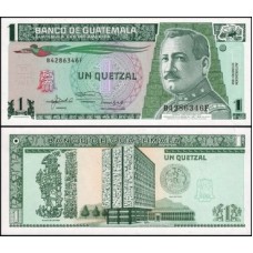 Guatemala P-73c Fe 1 Quetzal 1992