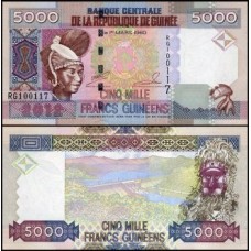 Guinea Guiné P-41b Fe 5.000 Francs 2012