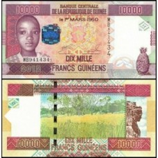 Guinea Guiné P-46a Fe 10.000 Francs 2012