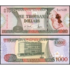 Guyana Guiana P-33 Fe 1.000 Dollars ND (1996)