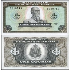 Haiti P-253a Fe 1 Gourde 1989