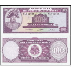 Haiti P-258a Fe 100 Gourdes 1991