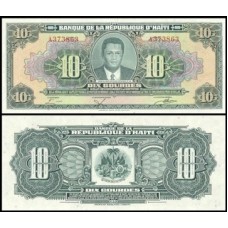 Haiti P-242a Fe 10 Gourdes (1984) Haiti P-242a Fe 10 Gourdes (1984)