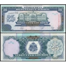 Haiti P-266d Fe 25 Gourdes 2009