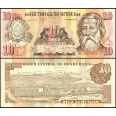 Honduras P-82e Fe 10 Lempiras 2008
