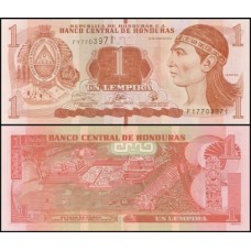 Honduras P-96d Fe 1 Lempira 2019