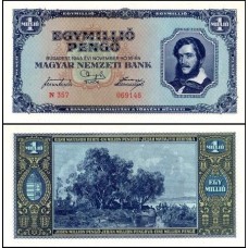 Hungary Hungria P-122 Fe 1.000.000 Pengö 1945